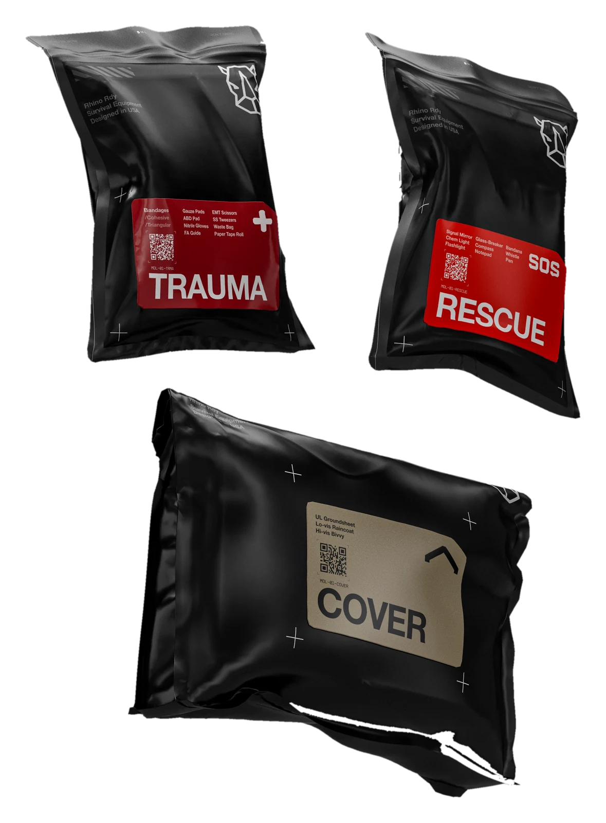 Trauma, Rescue and Cover modules, sealed